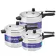Kit Panela de Pressão 3 Peças 7, 3 e 4,5 Litros Inmetro - Panelux em oferta