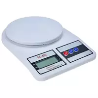Imagem da promoção Balança Digital de Precisão Eletrônica para Cozinha 1g a 10Kg com Visor de LCD Branco 