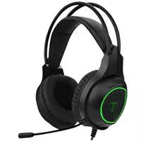 Imagem da promoção Headset Gamer T-Dagger Atlas, Drivers 40mm, Preto e Verde - T-RGH201