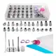 Kit Confeiteiro PLUS INOX 35 Peças Saco Bico Decorador - Unyhome em oferta