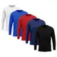 Kit Com 5 Camisetas Manga Longa Malha Fria Colorido - L2 Store em oferta