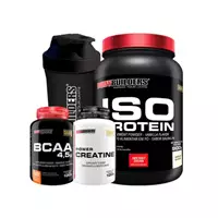 Imagem da promoção KIT Iso Protein 900g + POWER Creatina 100g + BCAA 100g + Coqueteleira - Bodybuilders