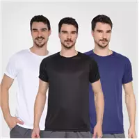 Imagem da promoção Kit Camiseta Gonew Básica Workout Masculina C/ 3 Peças