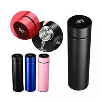 Garrafa Térmica Inteligente Sensor De Temperatura Digital Led Café Água Quente Gelado - Athlanta em oferta