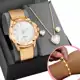 Relógio Feminino Quartz Original Prova D'água + Kit Banhado Ouro 18k - Orizom em oferta
