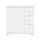 Gabinete para Banheiro 1 Porta 3 Gavetas Politorno em oferta