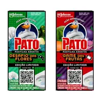 Desodorizador Sanitário Pato Pastilha Adesiva Edição Limitada 3 unidades em oferta na Amazon