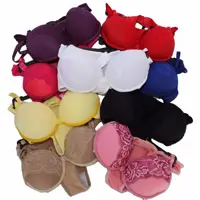 Lingerie Kit C/10 conjuntos com renda no bojo em oferta na Shopee