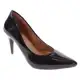 scarpin feminino verniz preto salto fino confort valle shoes em oferta