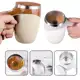 Caneca Mixer Inox Automática Elétrica Misturador 380ml Com Tampa Chá Shakes Café Whey - Wincy em oferta