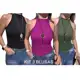 Kit 3 Blusa Feminina Básica Blusinha Gola Alta Com Bojo Cores Variadas Ajustável ao Corpo Premium - em oferta