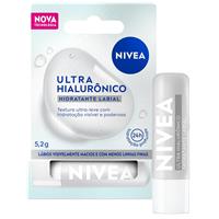 Imagem da promoção Hidratante Labial Ultra Hialurônico Nivea 5,2g [Comprando 3 Unidades]