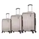 Conjunto malas de viagem Londres P, M e G Swiss Move Champagne em oferta