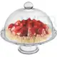 Boleira de Vidro com Pé e Tampa Lírio Vitazza Prato 32cm para Bolo, Doce, Sobremesa, Decoração, Orga em oferta
