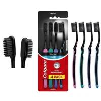 Imagem da promoção Escova de Dente Colgate Slim Soft Black 4 unidades