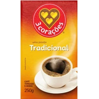 Imagem da promoção Café Torrado E Moído Tradicional À Vácuo 3 Corações 250g
