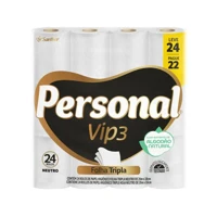 Imagem da promoção Papel Higiênico Folha Tripla Personal Vip 24 Rolos 20m