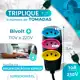 Extensão Elétrica Branca e Preta 10/5/3/2 Metros Bivolt Tomadas Tripolares Coloridas em oferta