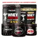 Kit Whey Protein Sache 1kg + Creatina 300g + Pré Treino Inductor + Bcaa - Extra pump Bodybuilder em oferta