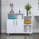 Balcão Fruteira Multiuso Cozinha Com Rodinhas Suporte Microondas em oferta