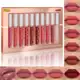 Conjunto de 10 Cores de Brilho Labial Fosco Líquido Antiaderente à Prova d'Água Não Desbotado em oferta