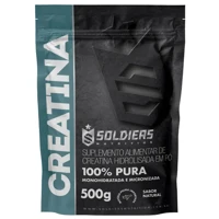 Imagem da promoção Creatina Monohidratada 500g - 100% Pura Importada - Soldiers Nutrition