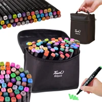 Imagem da promoção Kit 60 Caneta Canetinhas Touch Coloridas Ponta Dupla