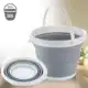 Balde Dobrável Retrátil Flexível 10L Silicone Com Alça Marca em oferta