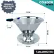 Filtro Coador De Café Inox 103 - Com Pegador em Silicone - Peneira Aço Reutilizável - CH em oferta
