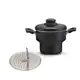 Panela Cuscuzeira Revestimento Antiaderente Nacional 16cm 1,9 Litros - Alumínio Nacional em oferta