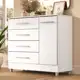 Comoda Laura 4 Gavetas 1 Porta em oferta