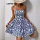 Lovito Vestido feminino casual com estampa tribal Padrão em oferta