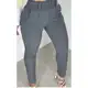 Calça Skinny Com Cinto Malha Crepe Cintura Alta do P ao G3 em oferta