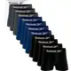 Kit 12 Cuecas Boxer Microfibra Reebok Adulto Box Sem Costura em oferta