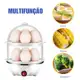Cozedor Elétrico Multifuncional 3 em 1 - Cozinhe Ovos, Legumes e Mais de Forma Rápida e Segura 110V em oferta