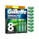Carga para Aparelho de Barbear para Pele Sensível Gillette Mach3 Sensitive 8 Unidades em oferta