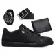 Kit Tênis Masculino London Polo Fran Sapatênis Casual + Relógio + Carteira + Cinto London em oferta