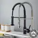 Torneira Cozinha Gourmet Misturador Ducha Duo Spray Preto Torneiras extraíveis premium em oferta