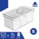 Organizador Clear Fresh 5L com 3 Cestos em oferta