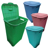 Imagem da promoção Cesto De Roupa Suja 72 Litros Rattan Resistente Lavanderia Organizador - BIG MIX