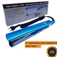 Imagem da promoção Chapinha Profissional Nano Titanium 450°f 4Forte Prancha Alisador Progressiva de Cabelo Bivolt 110V/