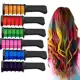 Kit 06 Pente Colorido Giz De Cabelo Com 06 Cores Temporárias Para Festas Criativo em oferta