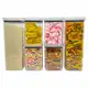 Kit Pote Hermético Quadrado Para Alimentos Dispensa Acrílico Resistente em oferta