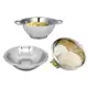 Kit Aço Inox 3 peças Escorredor de Macarrão, Arroz e Bowl - HYPEM em oferta