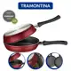 Omeleteira Aluminio 20cm Antiaderente Resistente Vermelho - Tramontina P. em oferta