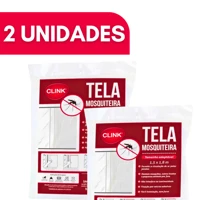 Imagem da promoção Kit Tela Mosquiteira Janela Grande Ajustável Furos Pequenos 1,80Mx1,50M Anti Insetos Dengue Mosquito