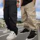 Kit 2 Calças Cargo masculino Roupas Masculinas elegante 6 Bolsos skate Larga Fechamento Cordão em oferta