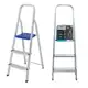 Escada De Alumínio 3 Degraus Tesoura Capacidade 120 kg Mor em oferta