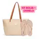 Kit Bolsa de Praia de Palha de Alta Qualidade e Chinelo de Tira em oferta