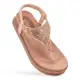 Sandalia Feminina De Dedo Luxo Strass Papete Birken em oferta